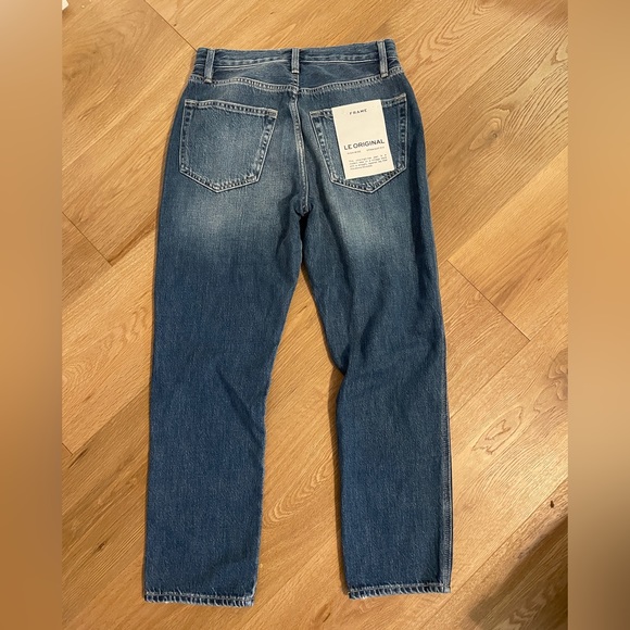 Frame le original triple needle straight high rise jeans - Picture 5 of 11